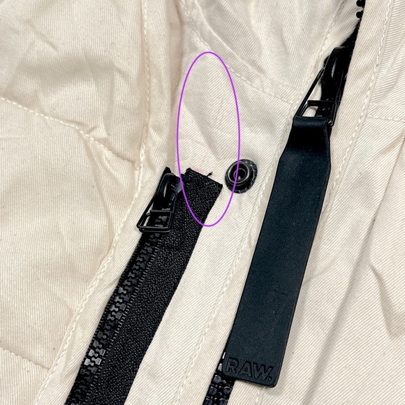 G-Star RAW Research Aitor Throup 3-in-1 Strett TS Parka Coat Cream Mens Medium - Picture 5 of 15